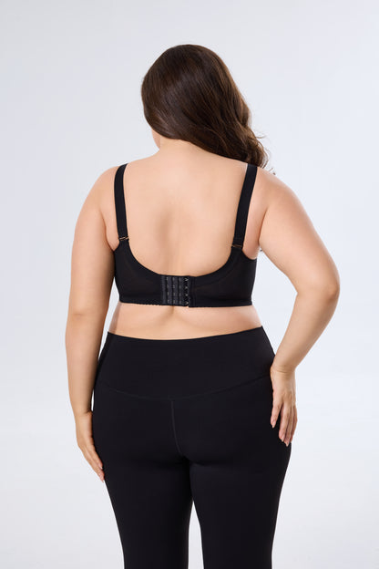 Breathable Full-Coverage Wireless Bra with Cute Bow