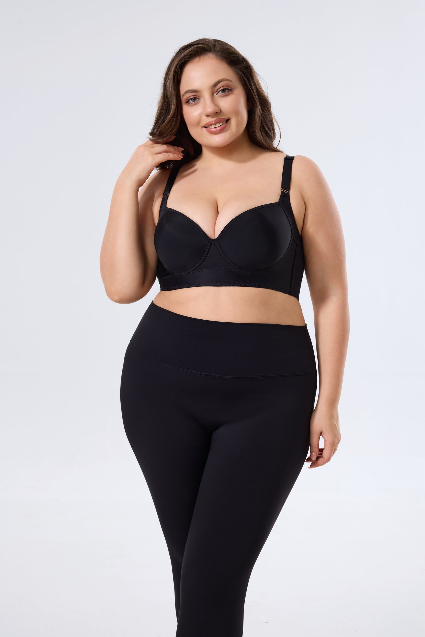 Plus Size Wireless Shaping Bra with Smooth Lift