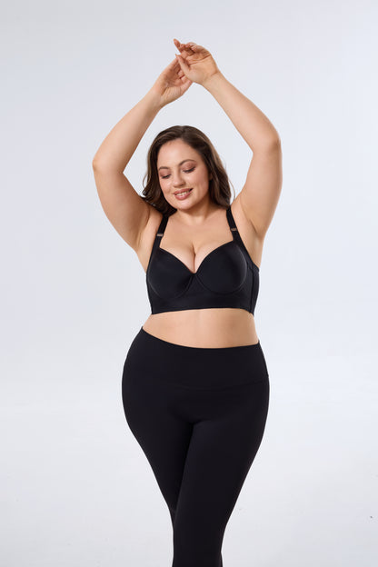 Plus Size Wireless Shaping Bra with Smooth Lift