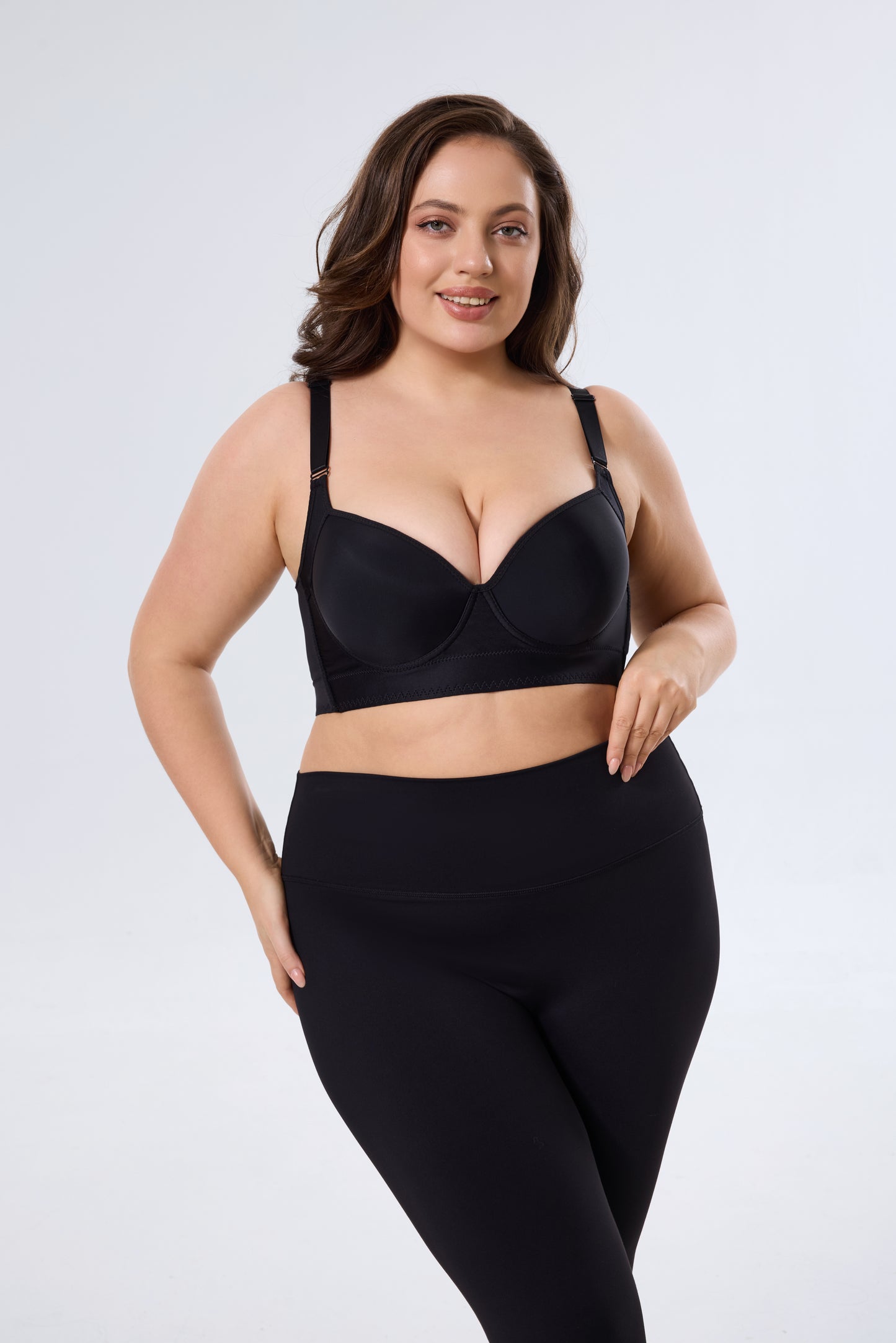 Plus Size Wireless Shaping Bra with Smooth Lift