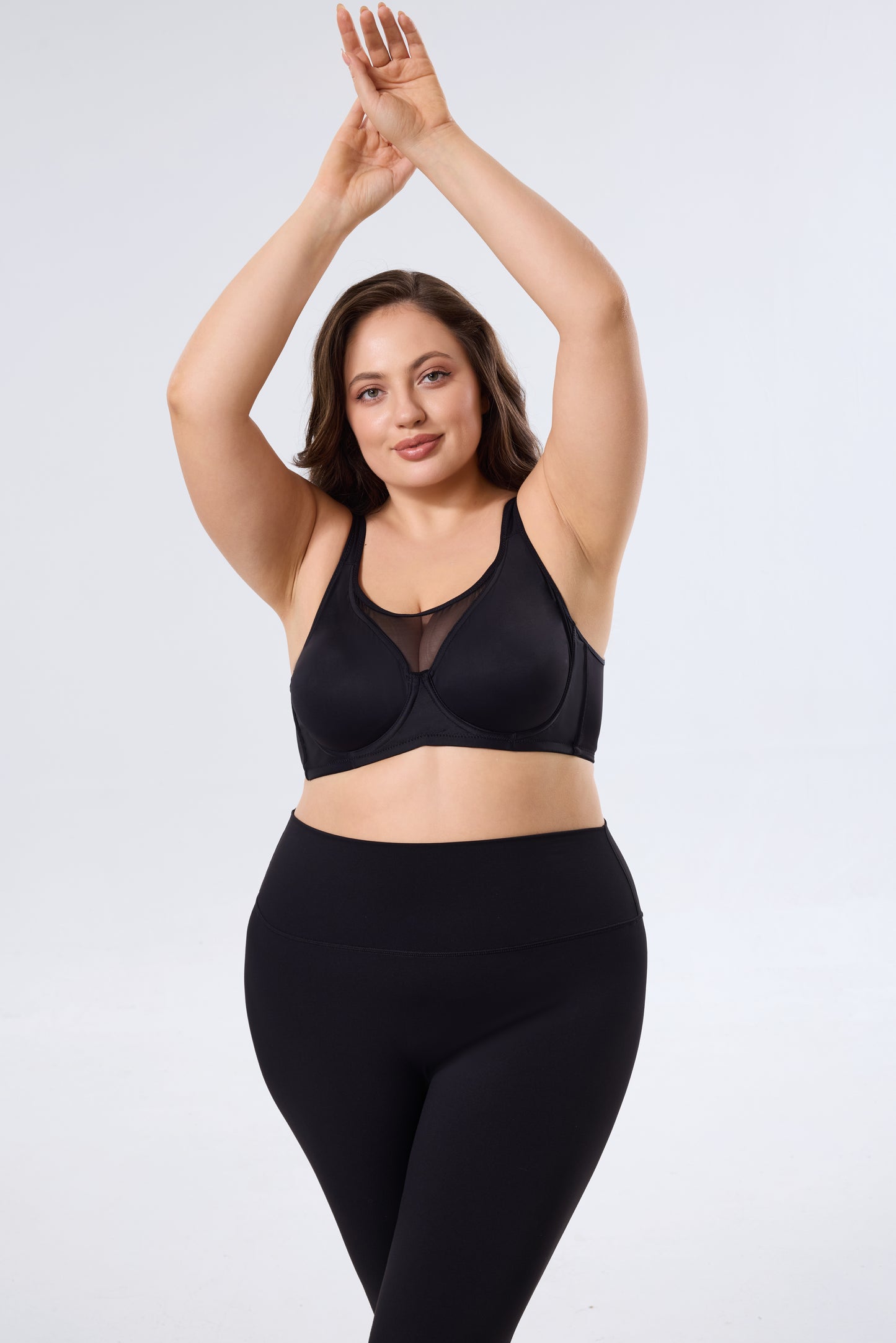 Unlined Minimizer Underwire Bra With Supportive Design
