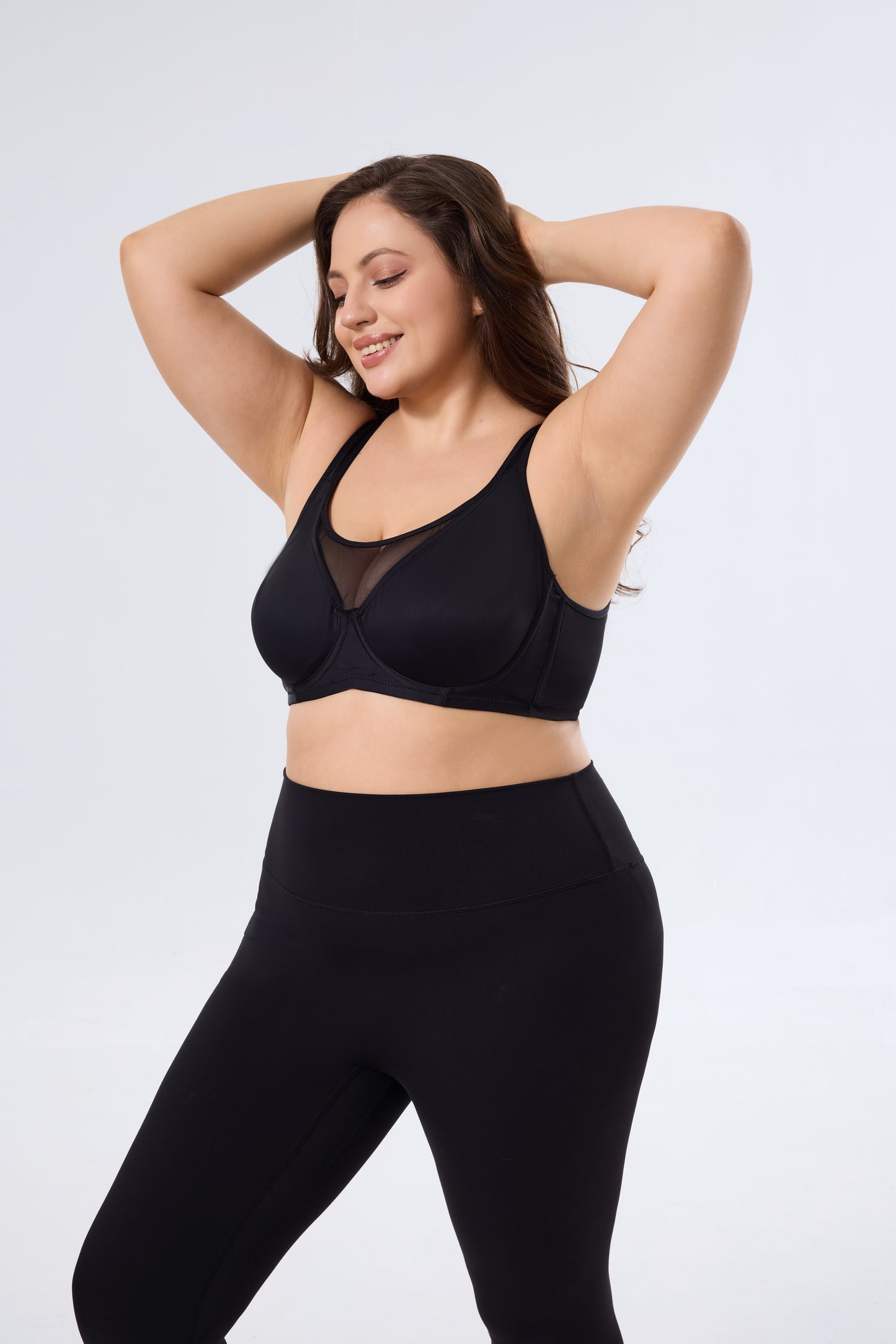 Unlined Minimizer Underwire Bra With Supportive Design