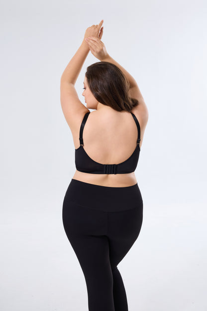 Unlined Minimizer Underwire Bra With Supportive Design