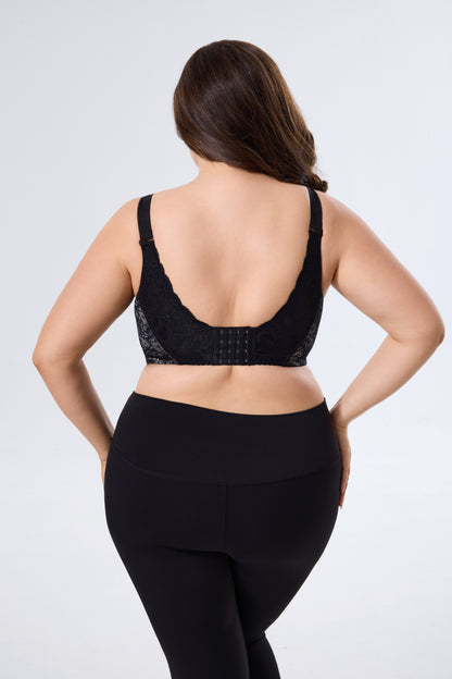 Wireless Full Coverage Lace Support Bra