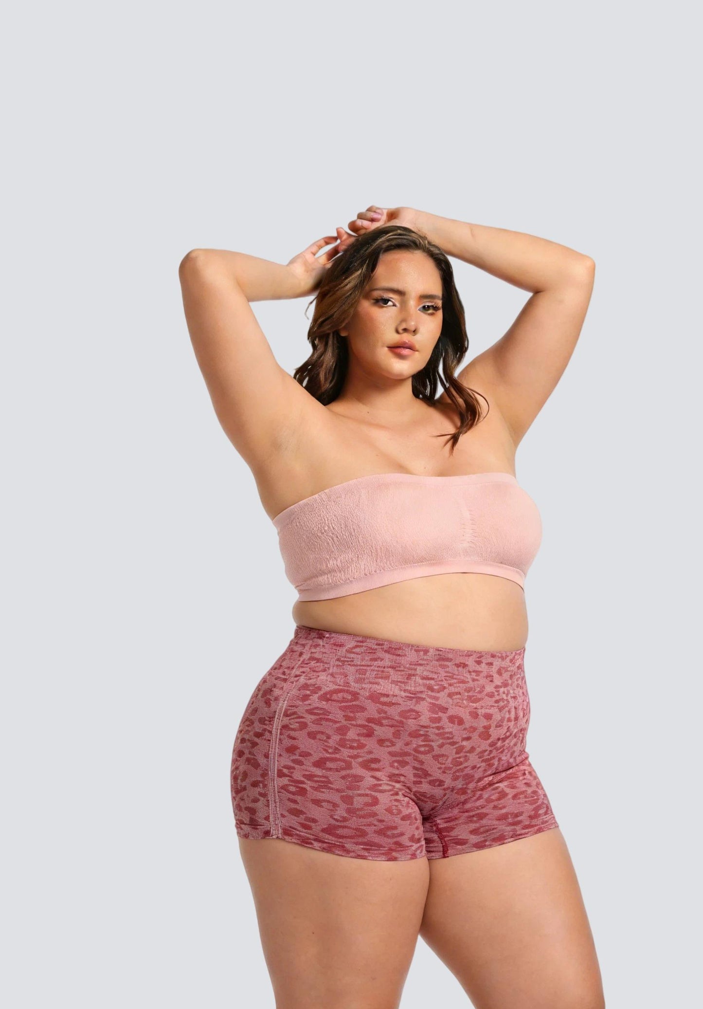 Plus Size Seamless Bandeau Bra with Breathable Support