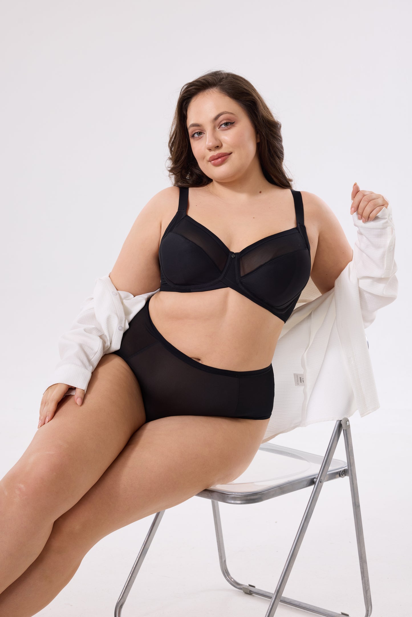 Full Coverage Underwire Lace Bra Set With Comfortable Design