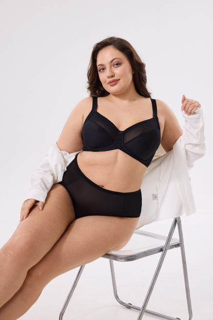 Full Coverage Underwire Lace Bra Set With Comfortable Design