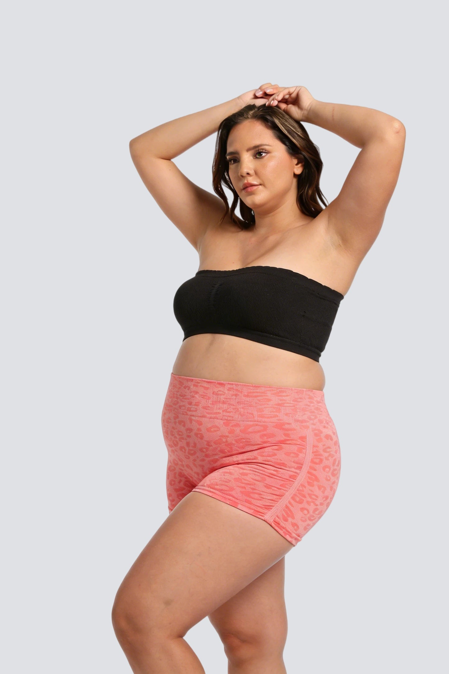 Plus Size Seamless Bandeau Bra with Breathable Support