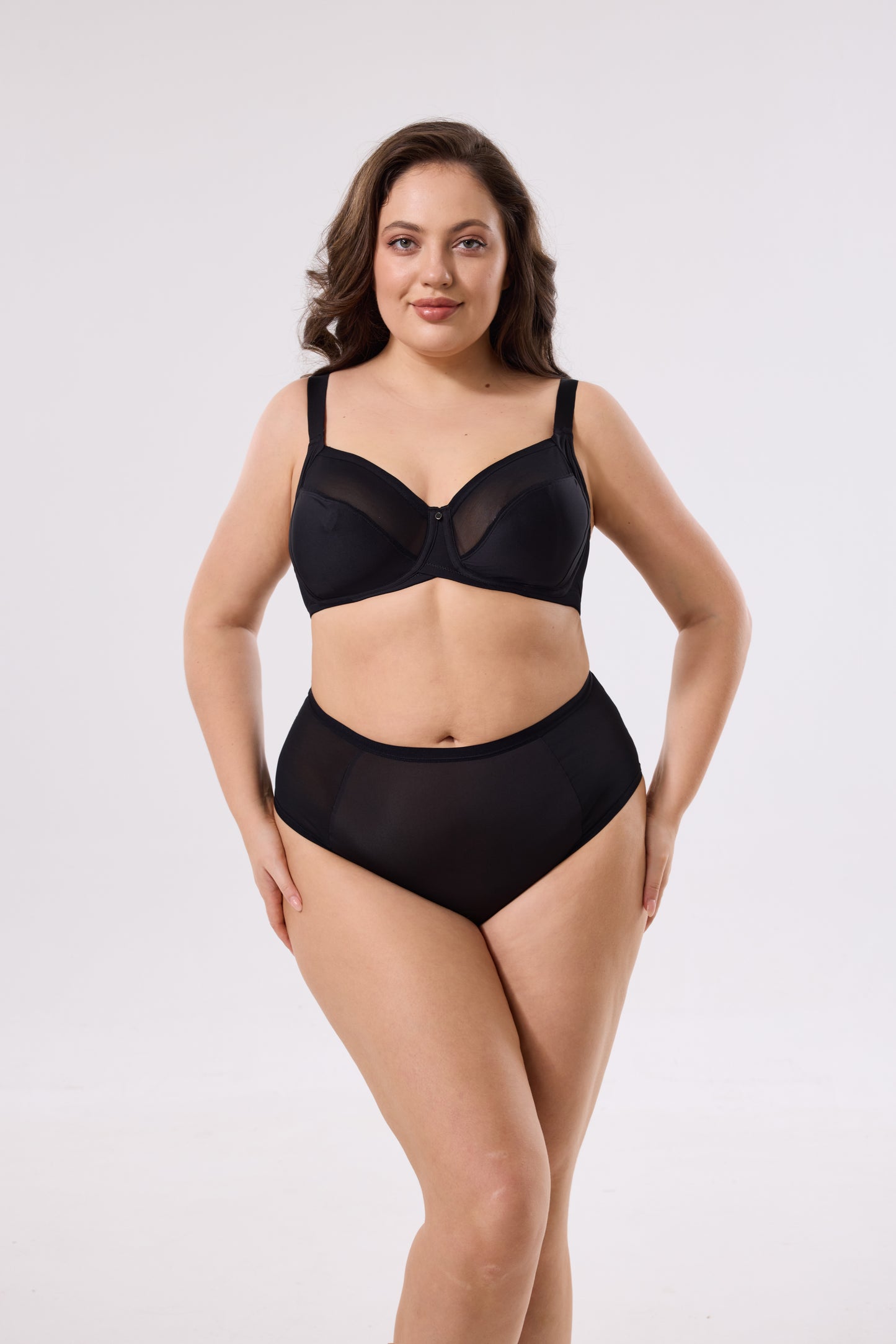 Full Coverage Underwire Lace Bra Set With Comfortable Design