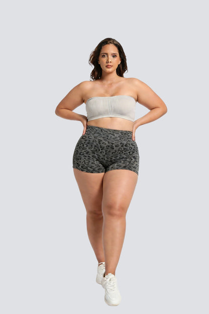 Plus Size Seamless Bandeau Bra with Breathable Support