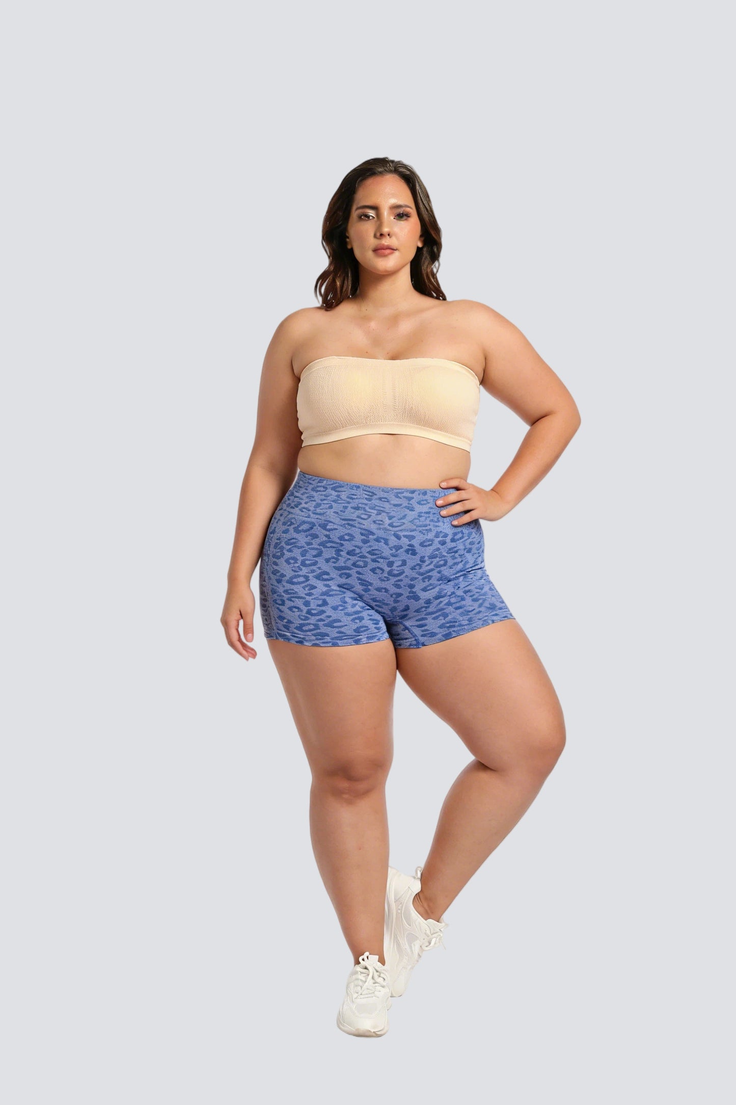 Plus Size Seamless Bandeau Bra with Breathable Support