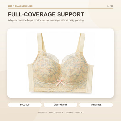 Full Cup Plus Size Side Support Minimizer Bra for Large Bust