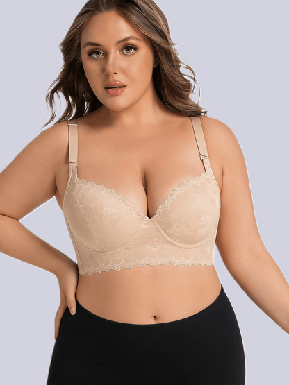 wireless comfort plus size bra, tank top style for versatile wearing occasions.