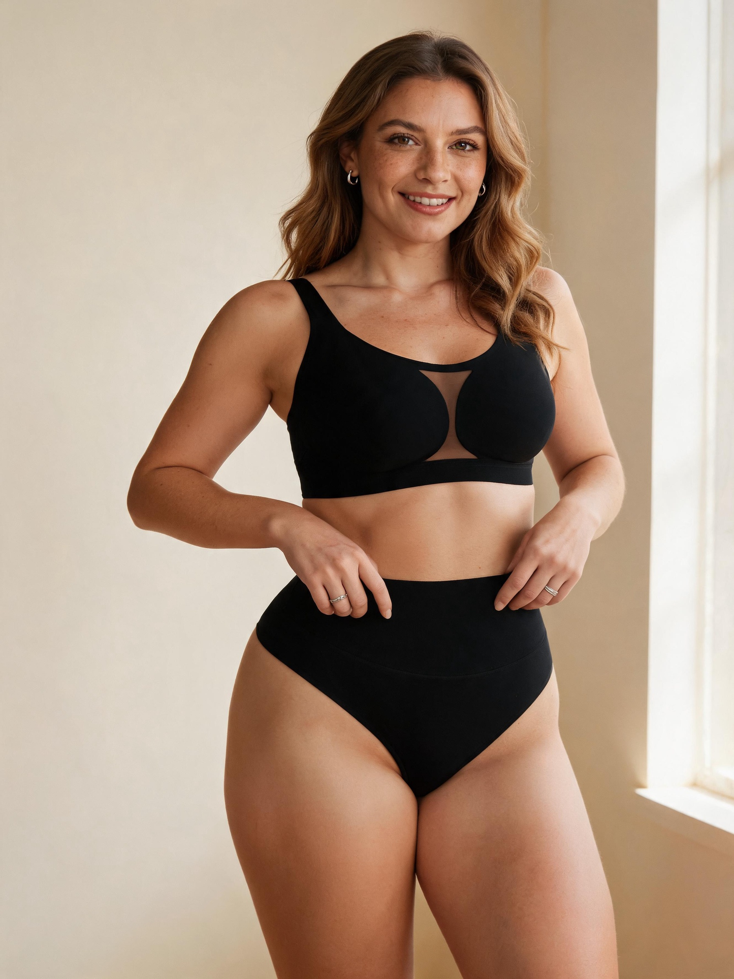 Plus Size Seamless Jelly Glue Bra, Full Cup Mesh Comfortable