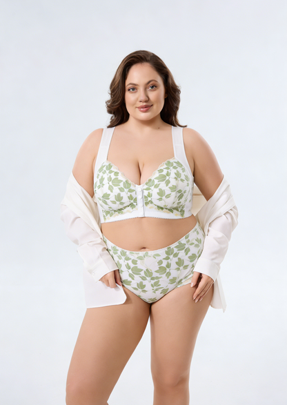 Wireless Front-Closure Support Bra with Shaping Side Control [New Arrival]