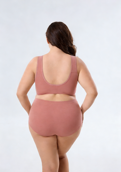 Front-Closure Vest-Style Push-Up Bra with Breathable Comfort Support
