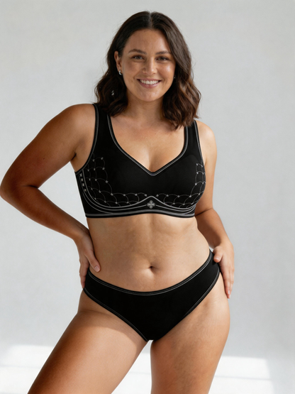 Thin Full‑Coverage Minimizer Bra Side Breast Control & Anti‑Slip