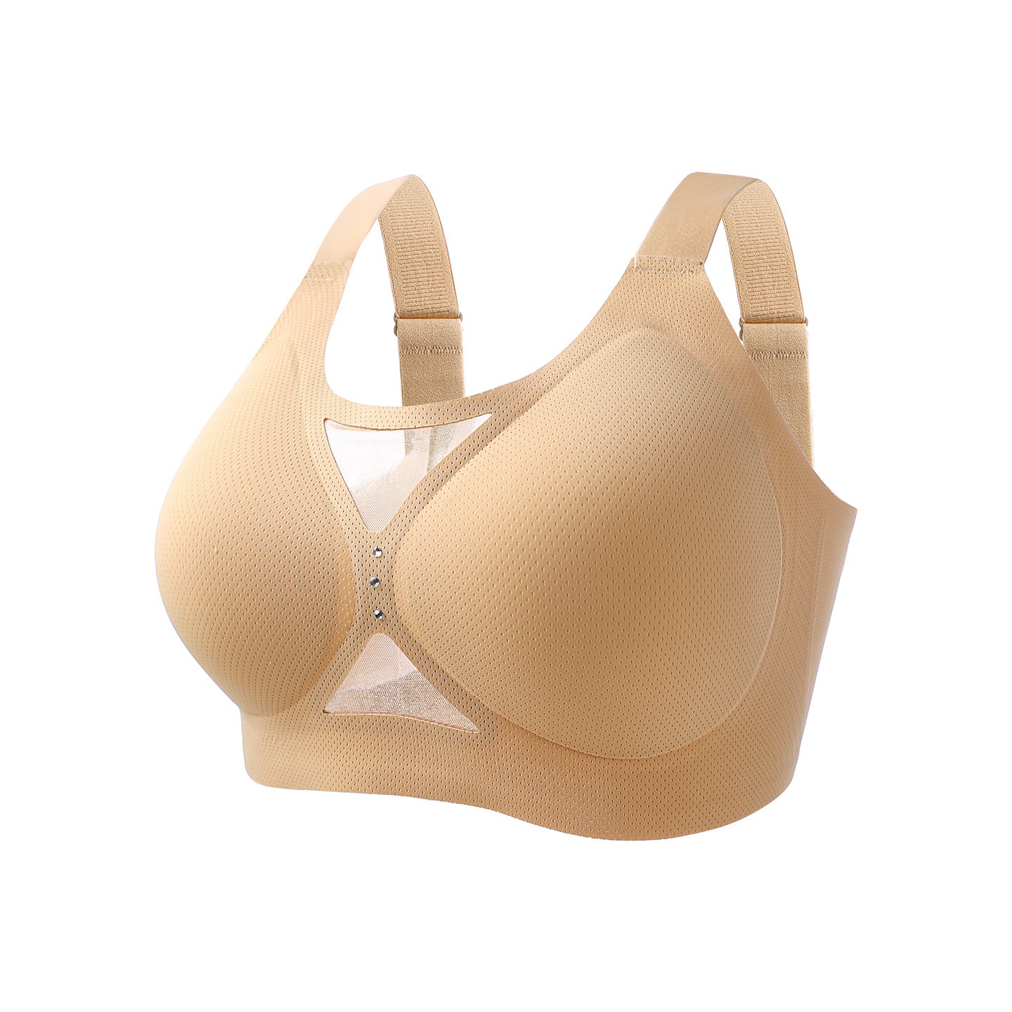 Plus Size Jelly Strip Bra For Women Thin Wireless Minimizer Seamless