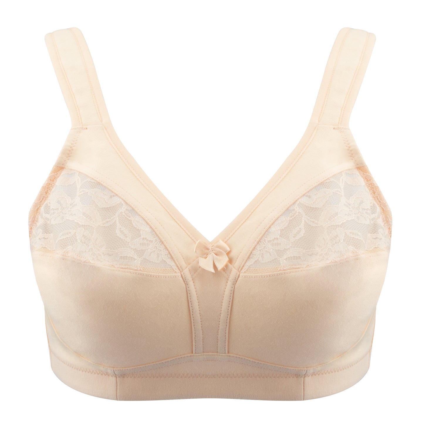 Breathable Mesh Full-Coverage Bra with Wireless Comfortable Lift