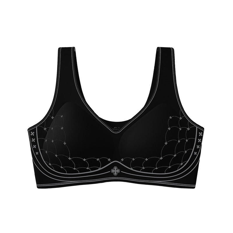 Thin Full‑Coverage Minimizer Bra Side Breast Control & Anti‑Slip