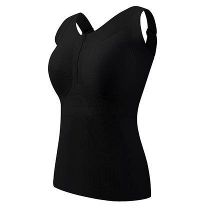 Front Zipper Plus Size Invisible Seamless Bra for Women