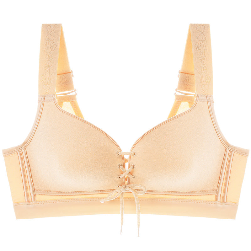 Wireless Smoothing Push-Up Bra with Supportive Fit