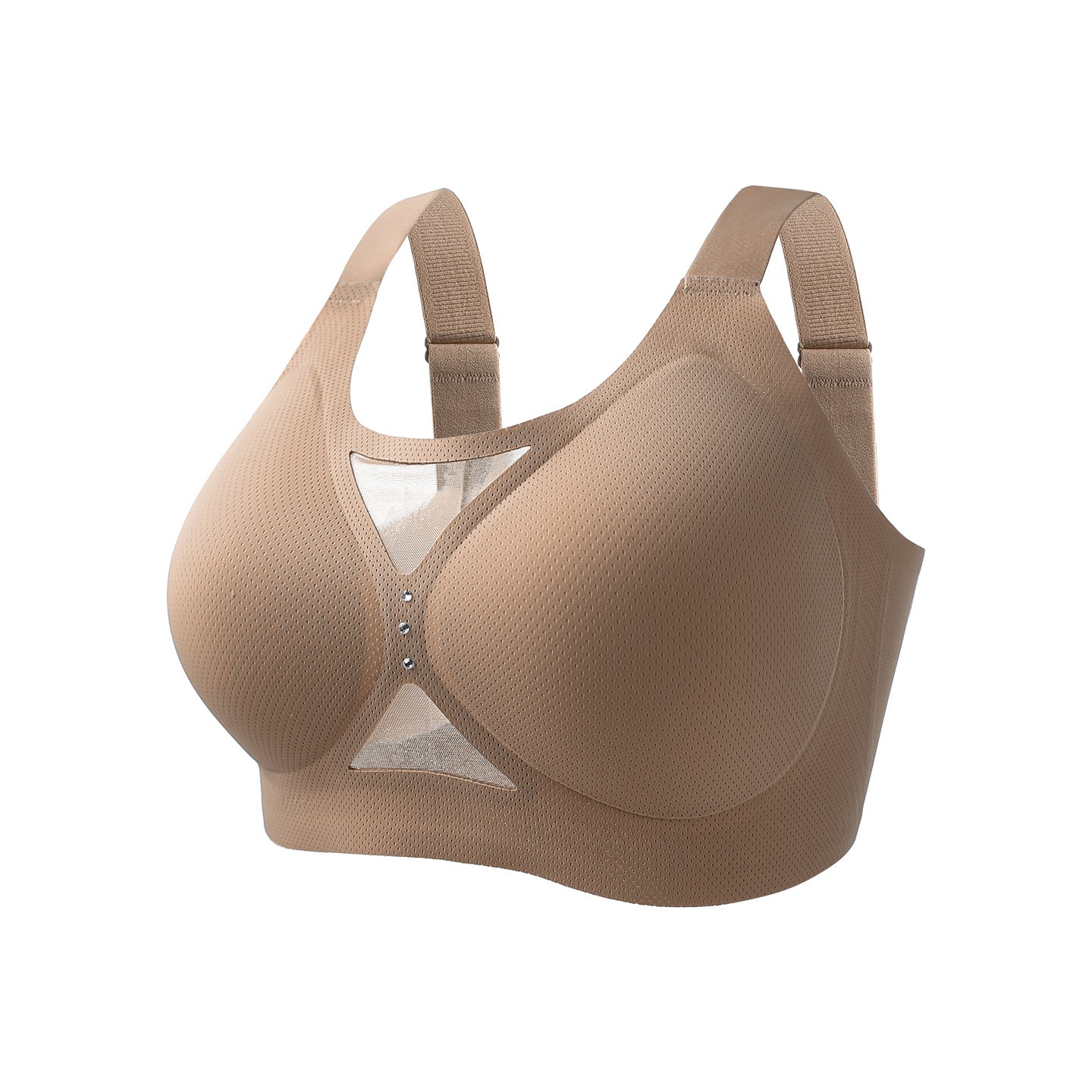 Plus Size Jelly Strip Bra For Women Thin Wireless Minimizer Seamless