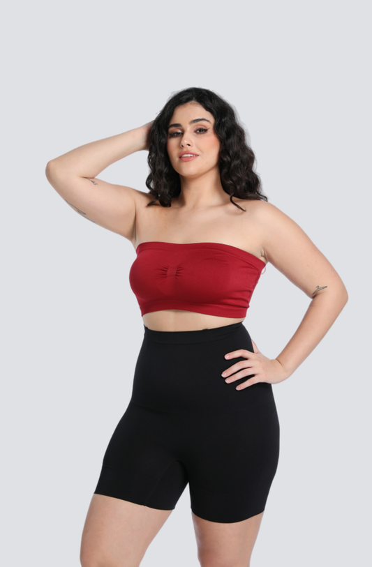 Seamless Full-Coverage Strapless Bra with Ultra