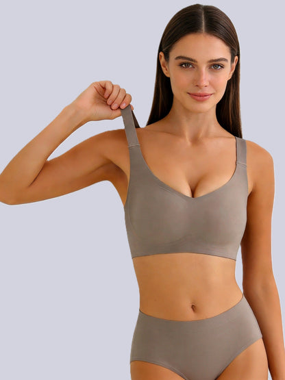 the moisture-wicking material keeps you cool and dry, while the supportive structure maintains comfort and confidence.