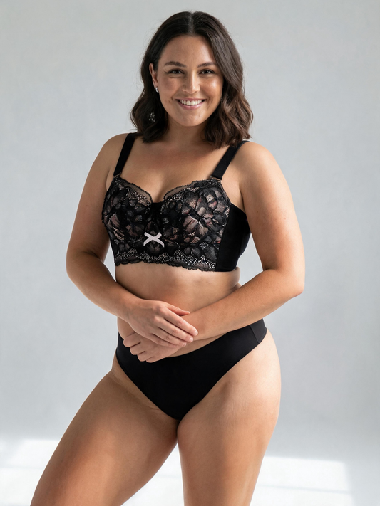 Full Cup Plus Size Side Support Minimizer Bra for Large Bust
