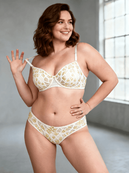 Plus Size Seamless Underwear for Women & Push Up, Side Support , Minimizer effect