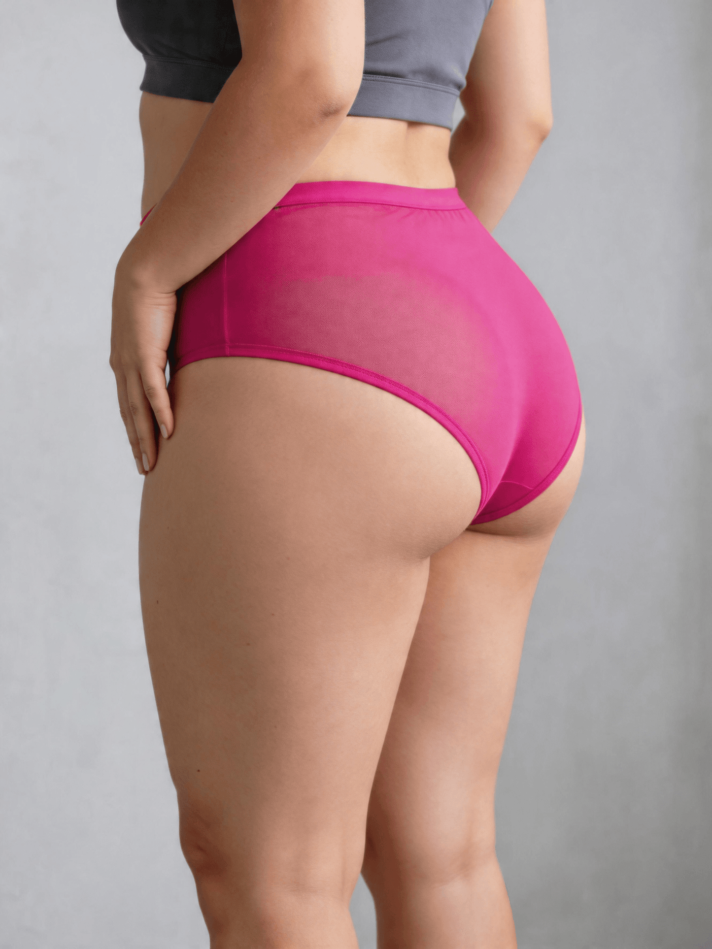 Plus Size Women's High Waist Underwear, Breathable & Embroidery Briefs For Summer