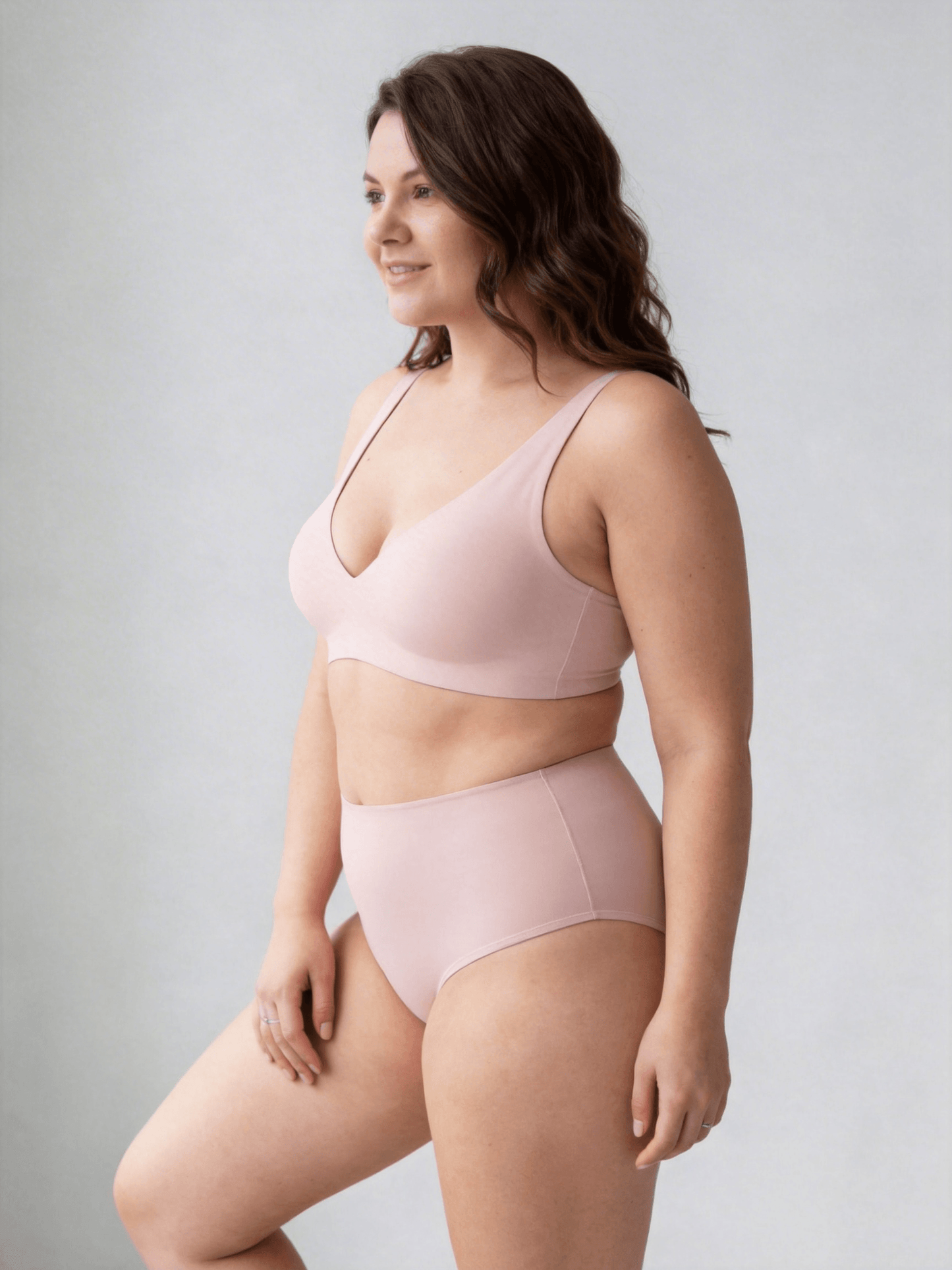 Wireless Full-Coverage Bra with Leopard Print Choosable