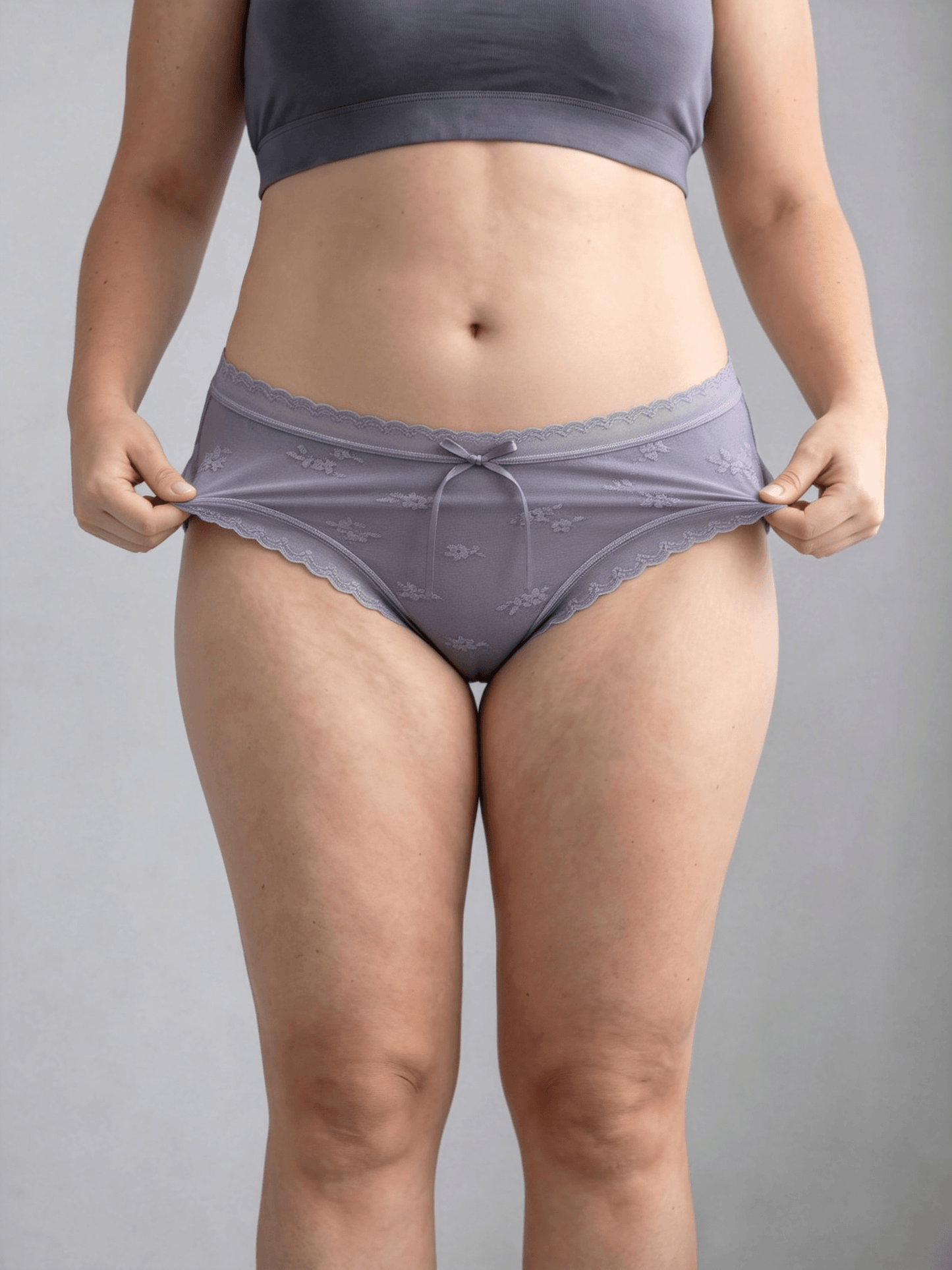 Women's Modal Mid-Rise Underwear, Antibacterial, Plus Size, Seamless Panties