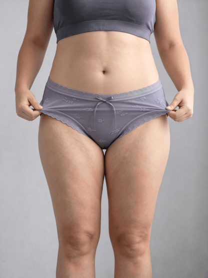 Women's Modal Mid-Rise Underwear, Antibacterial, Plus Size, Seamless Panties