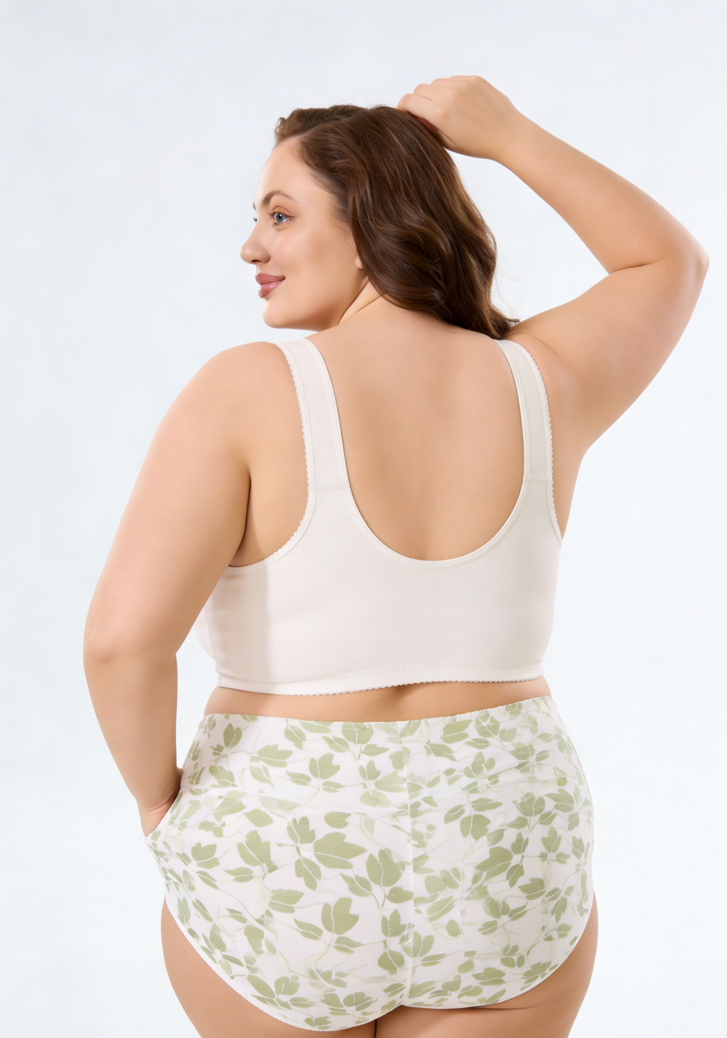 Wireless Front-Closure Support Bra with Shaping Side Control [New Arrival]