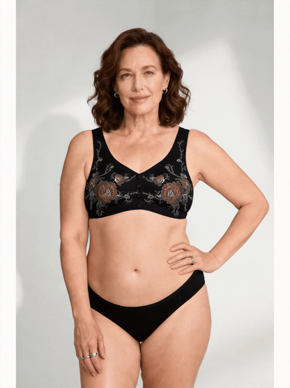 Vintage Style Comfort Bra with Softsupport, Wireless & Seamless