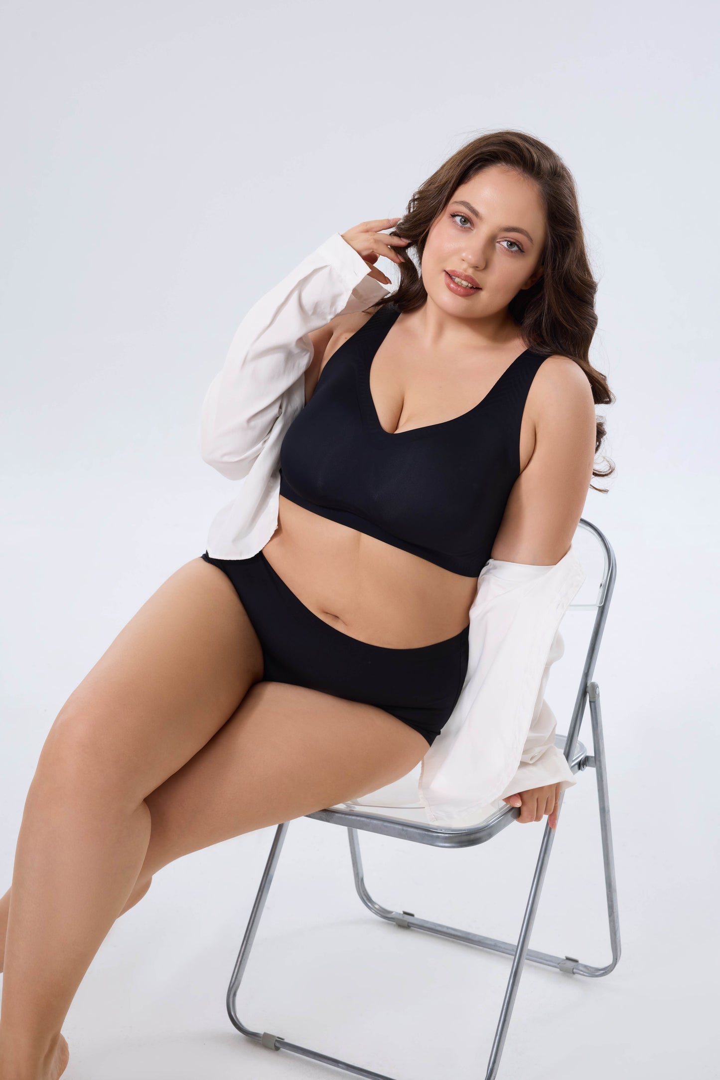 breathable full coverage wireless support bra