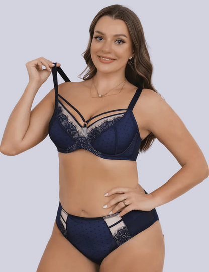breathable lace full cup bra designed for all-day comfort and lift