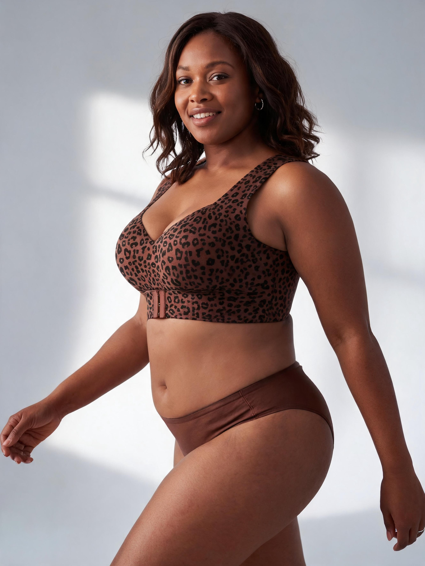 Plus Size Women's Jelly Strip Support Posture Correction Bra