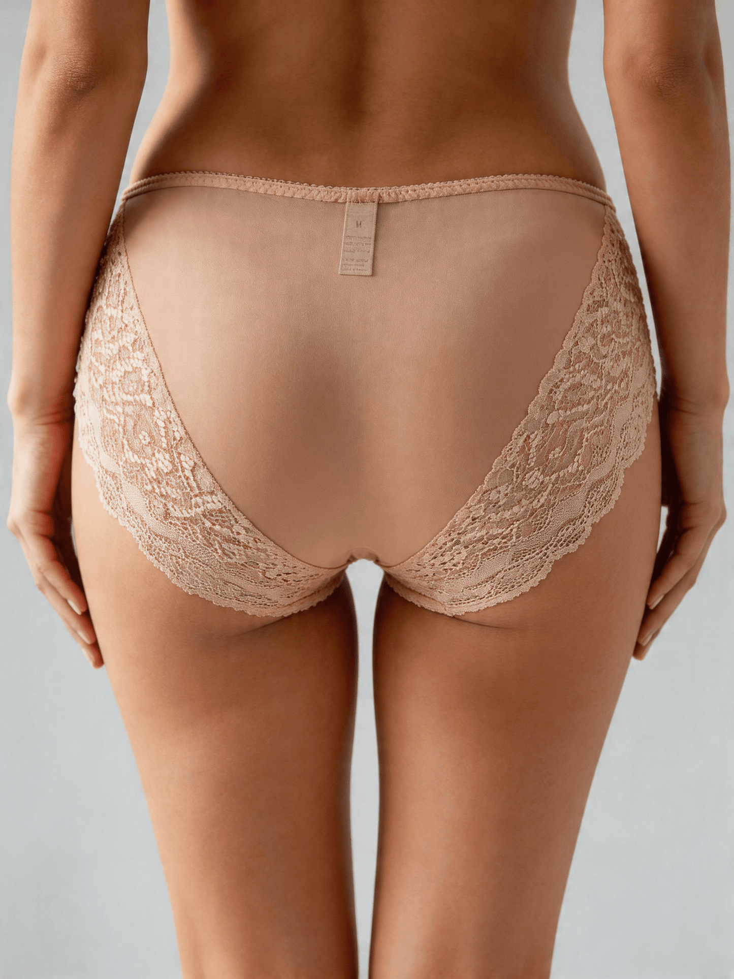 Plus Size Elegant Style Panties for Women, Mid Waist & Seamless Briefs