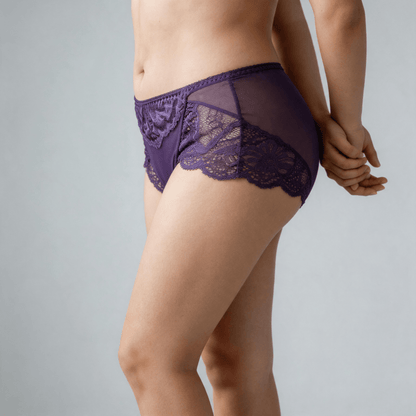 Plus Size Panties for Women, Mid-Rise Hip Lifting Seamless Briefs & Cotton Crotch