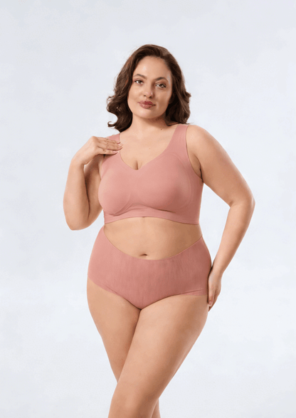 comfortable full coverage wireless lift bra