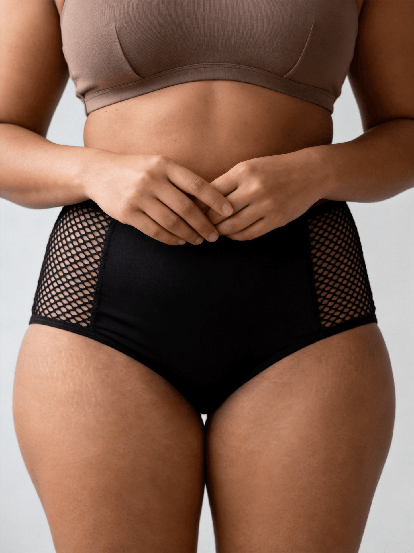 Women's High-Waist Shaping Control Lifter Shaper Panties With Breathable Design