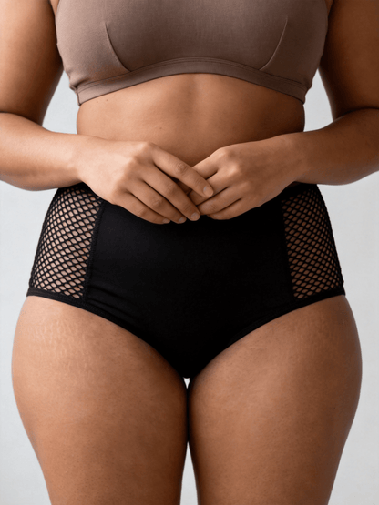 Women's High-Waist Shaping Control Lifter Shaper Panties With Breathable Design