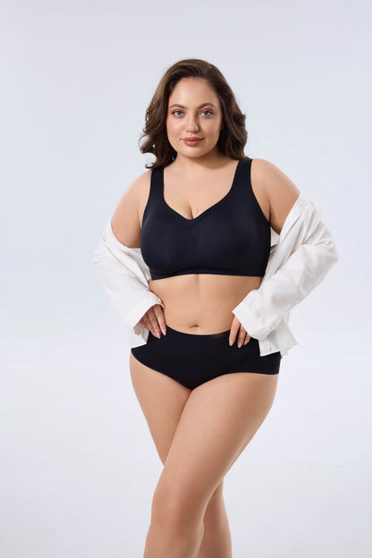 comfortable wireless full coverage support bra