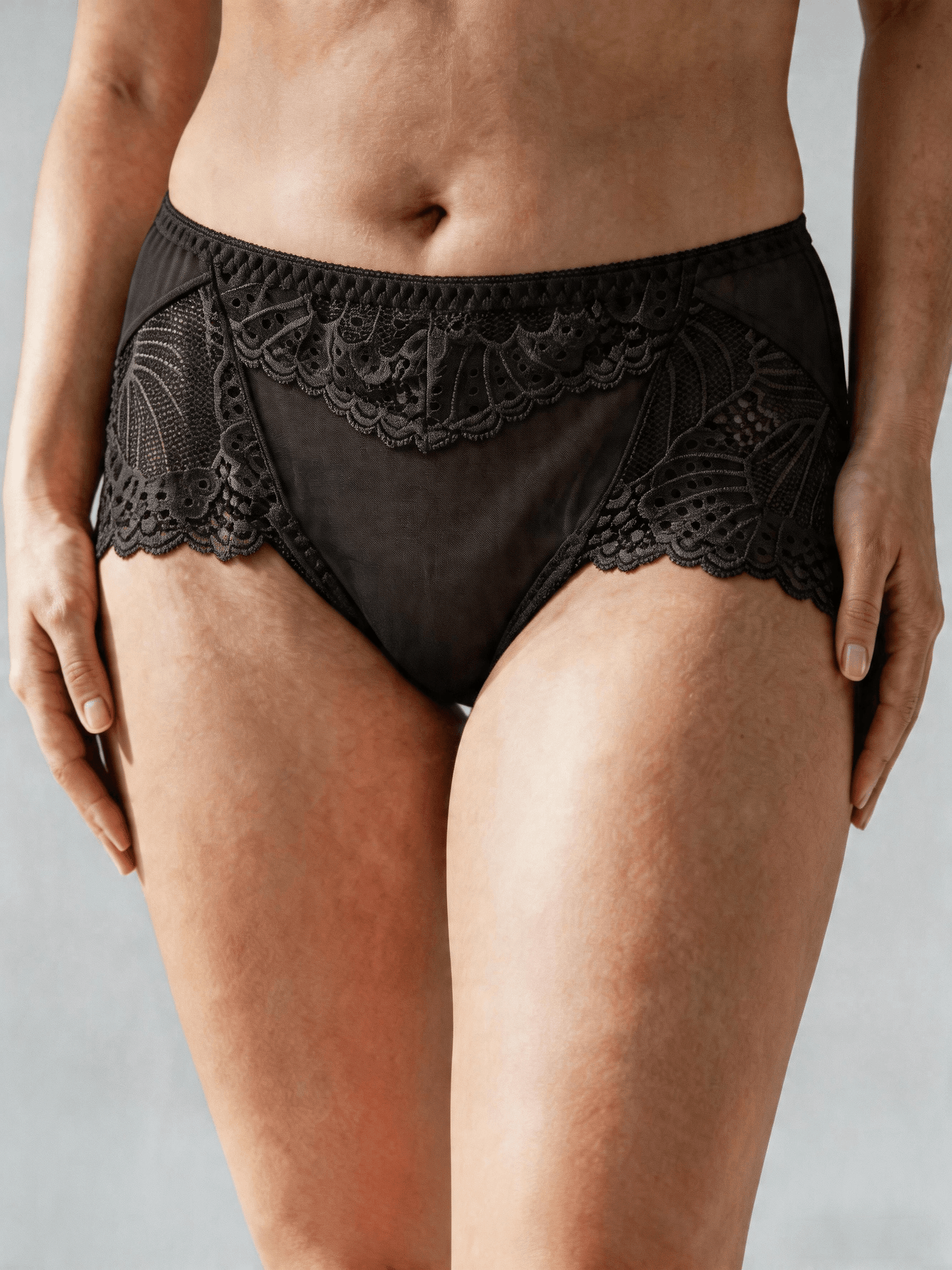 Plus Size Panties for Women, Mid-Rise Hip Lifting Seamless Briefs & Cotton Crotch