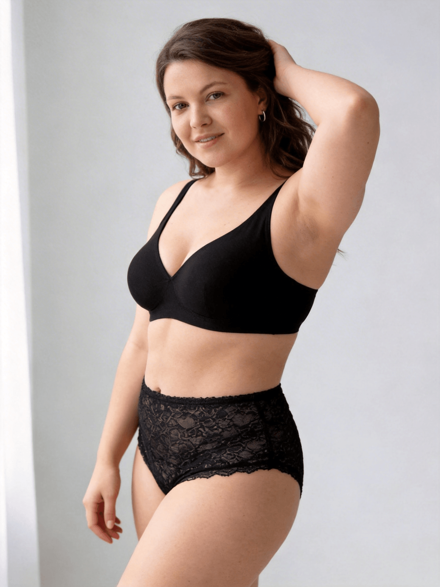 Wireless Full-Coverage Bra with Leopard Print Choosable