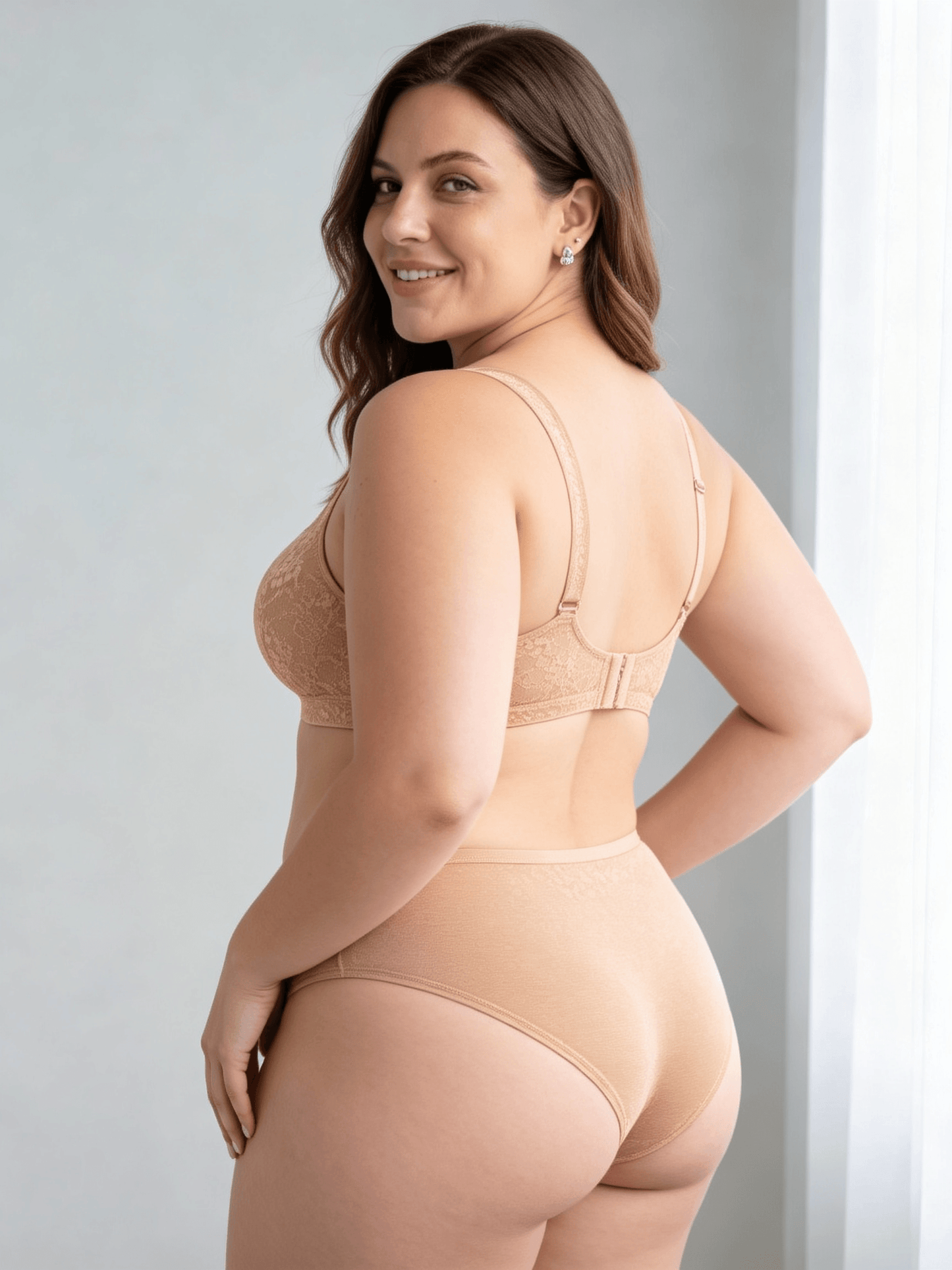 Plus Size Bra Set for Women, Full Coverage Bra,Minimizer,Support & Breathable