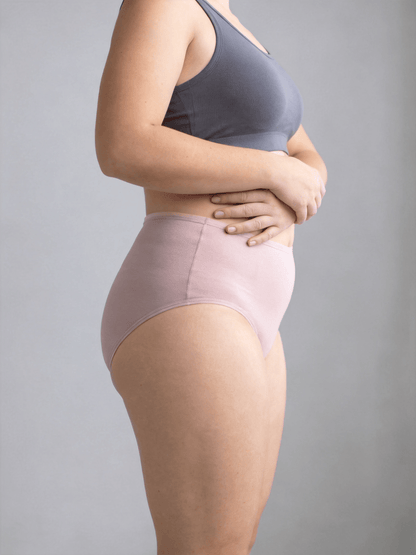 Women's Modal High-Waisted Underwear,Plus Size Extend Crotch for Big Hip